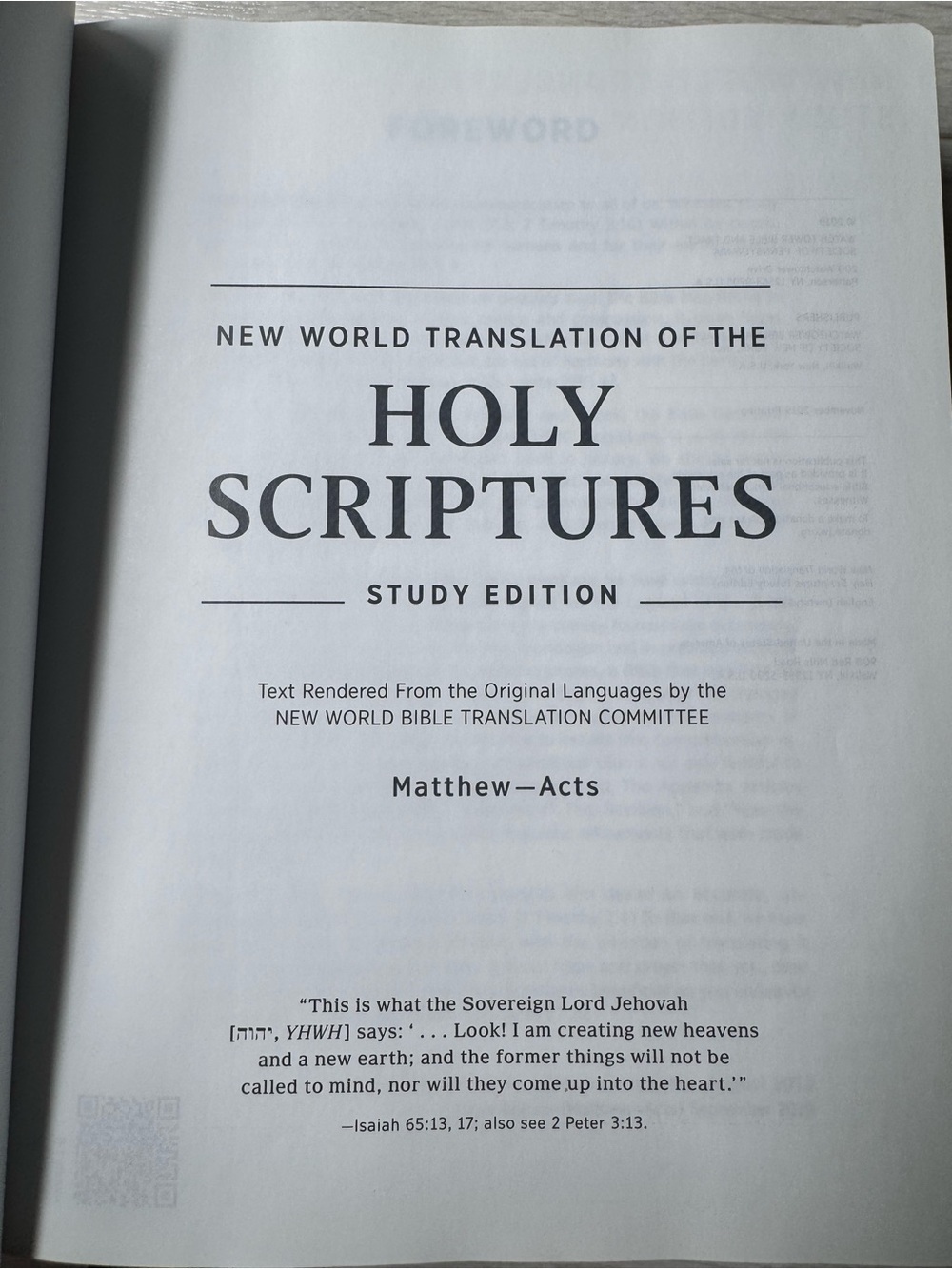 Holy Scripture Study Edition Matthew Acts - Picture 3 of 7